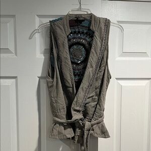 Lulumari Black and Brown Crochet Top